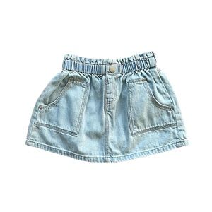 Zara paper bag denim skirt 18-24 months